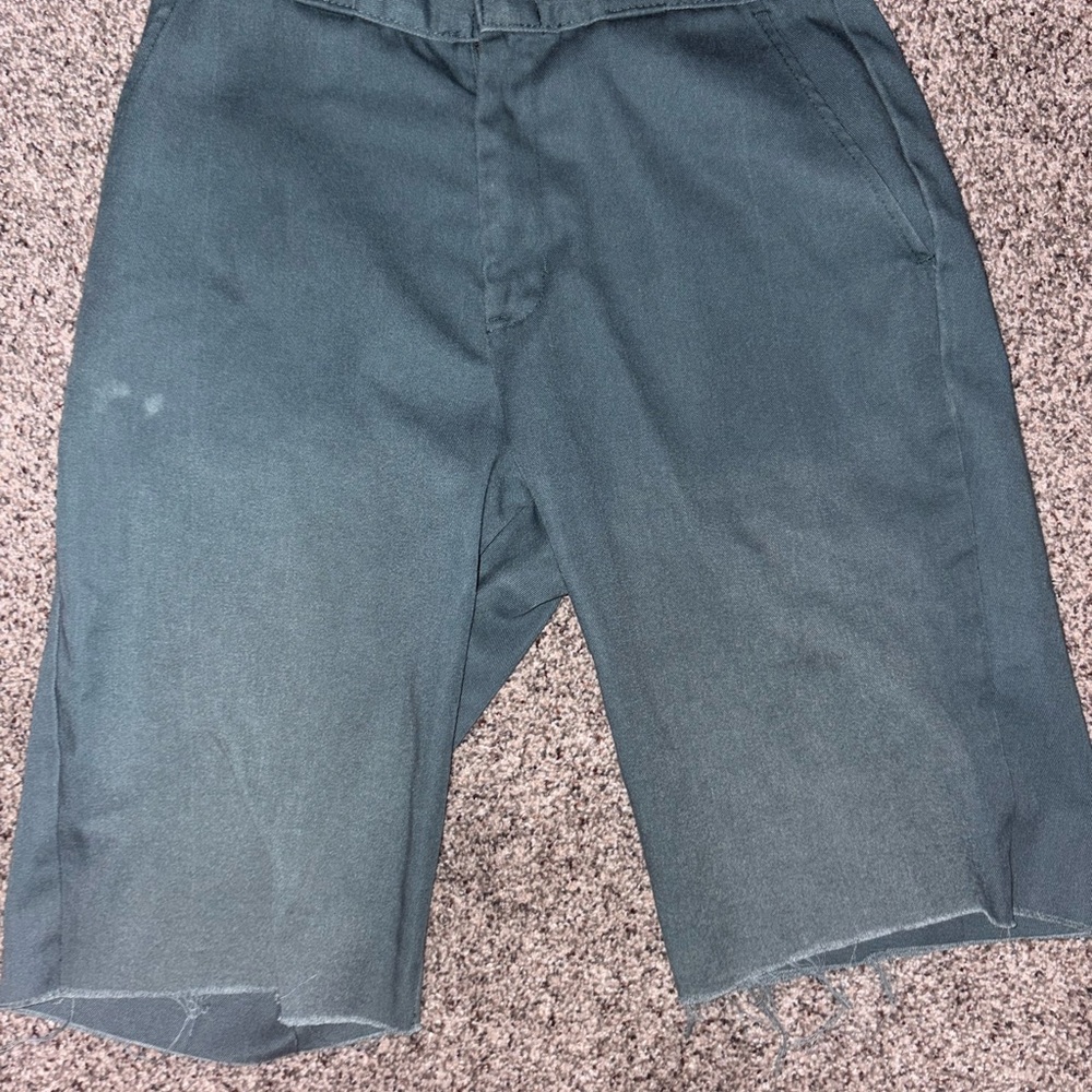 Dickies Men's Teal Flat Front Shorts
